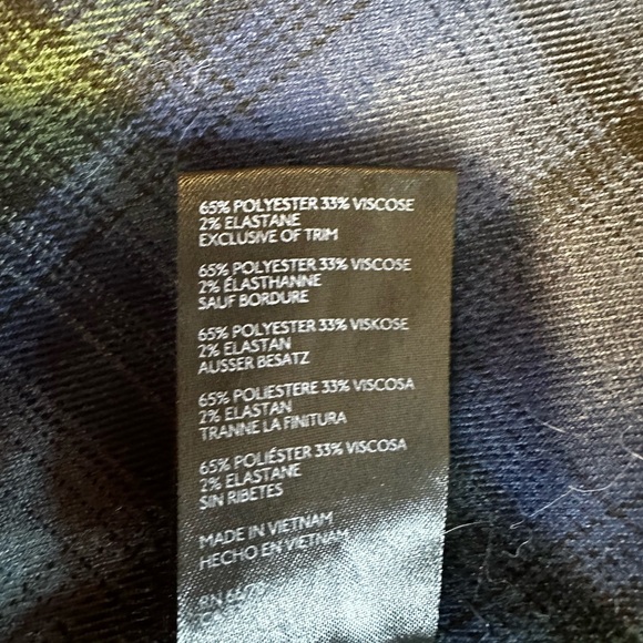 Urban Outfitters Kimchi Blue Plaid Corset Top Lace Bows Bustier M Green/Blue - Picture 9 of 9